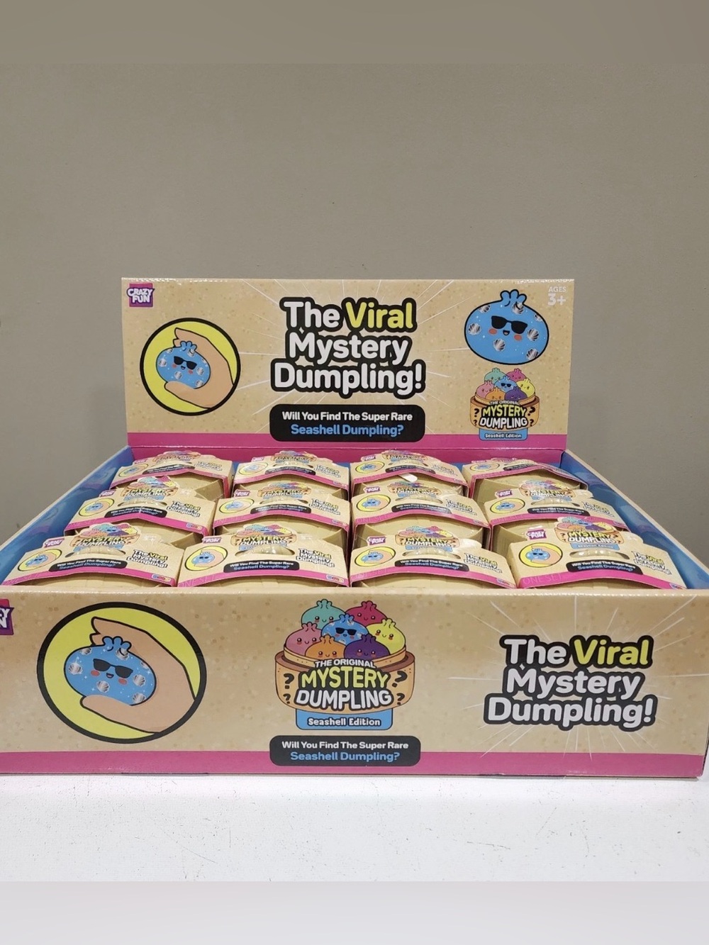 1x New! RMS Crazy Fun Squishy Bun 🐚 Seashell Edition Mystery Dumpling Set